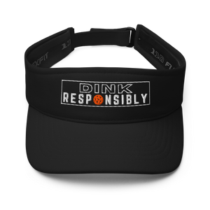 Dink Responsibly FlexFit™ Visor - Orange